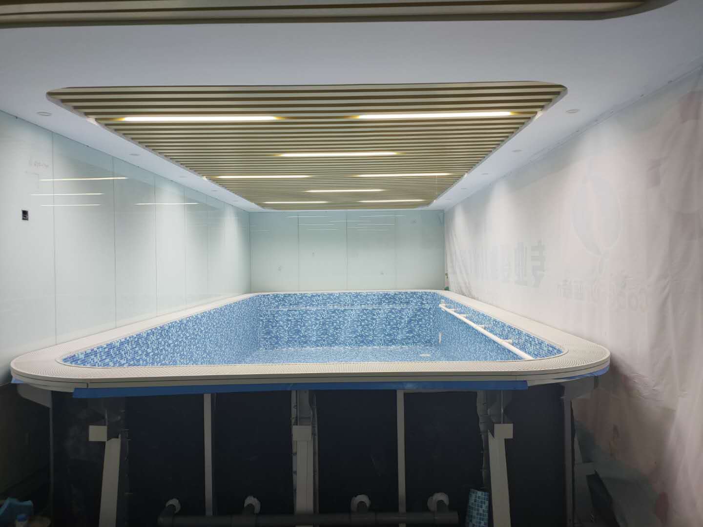 上海水育早教钢结构游泳池项目8米×4米